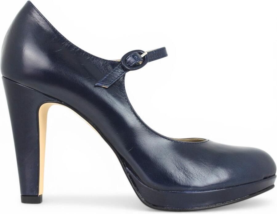 Noë Shoes Nabla Pump Strap Cobalt