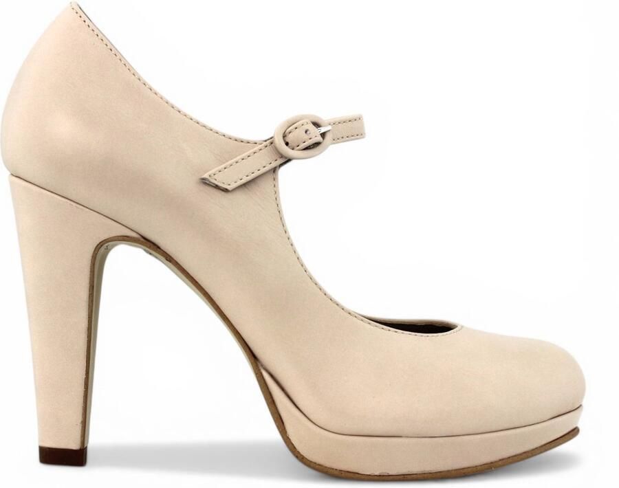 Noë Shoes Nabla Pump Strap Powder