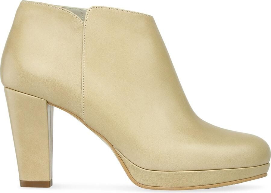 Noë Shoes Nadra Enkellaars Beige Vintage