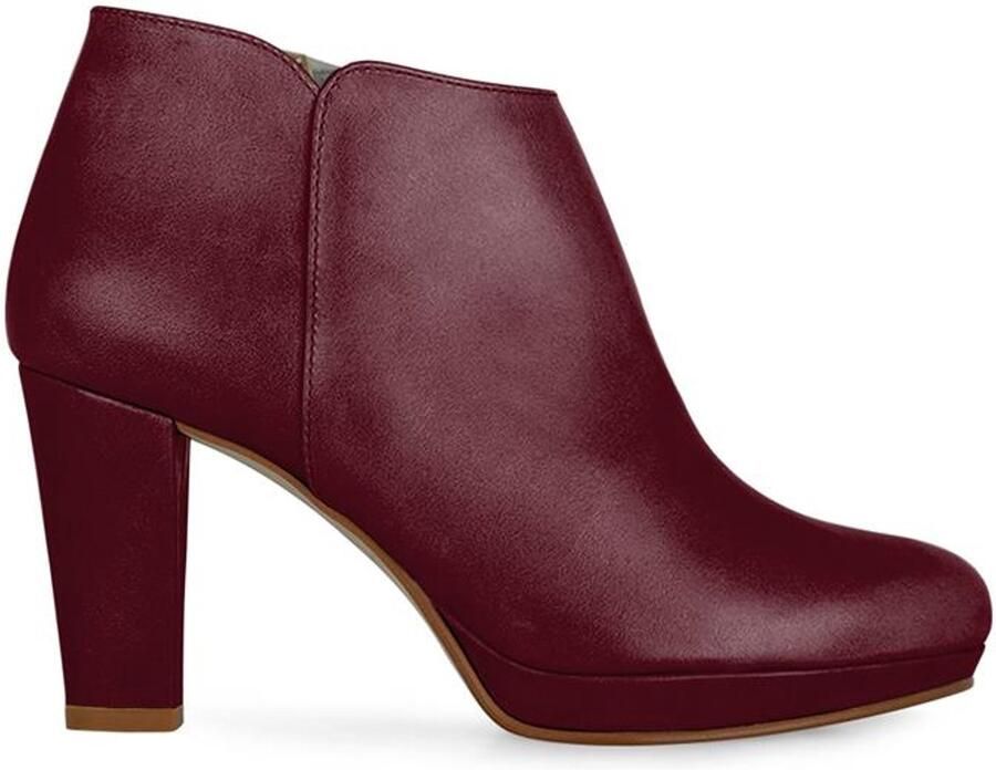 Noë Shoes Nadra Enkellaars Burgundy