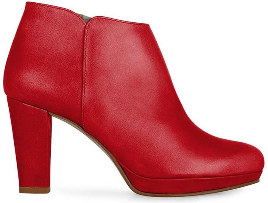 Noë Shoes Nadra Enkellaars Lipstick Vintage
