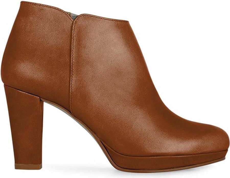 Noë Shoes Nadra Enkellaars Mid Brown Vintage