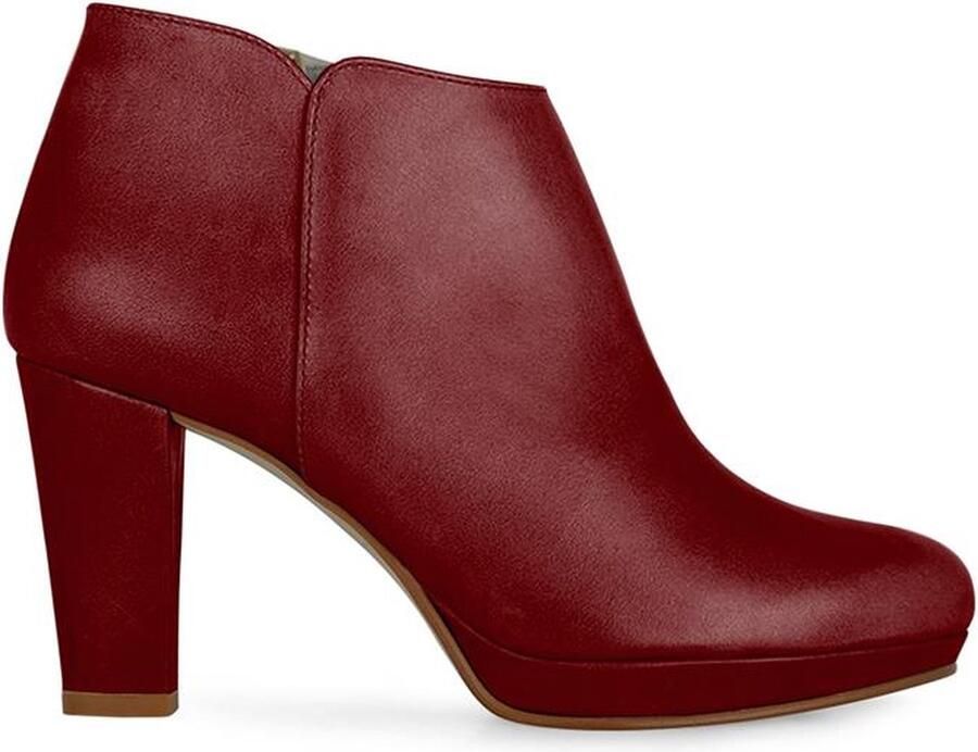 Noë Shoes Nadra Enkellaars Wine Vintage