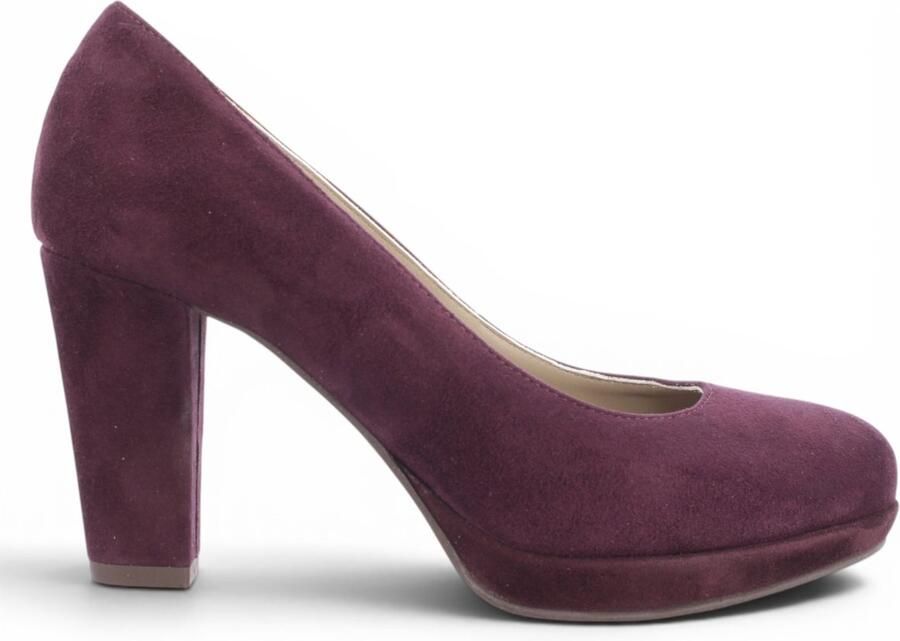 Noë Shoes Nadra Pump Burgundy Suede