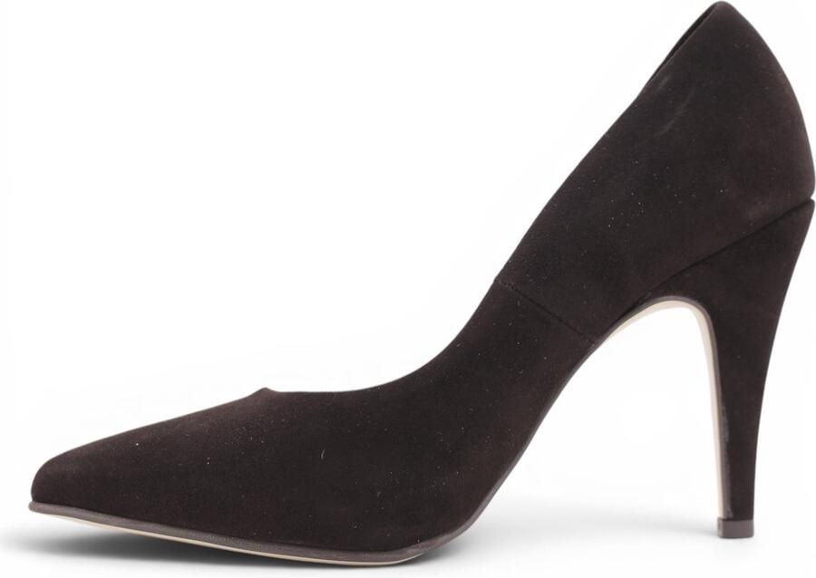 Noë Shoes Nicole Pump Dark Brown Suede
