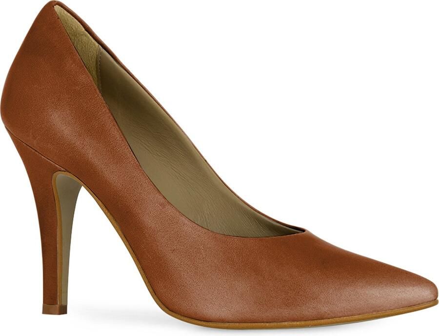 Noë Shoes Nicole Pump Mid Brown - Foto 2