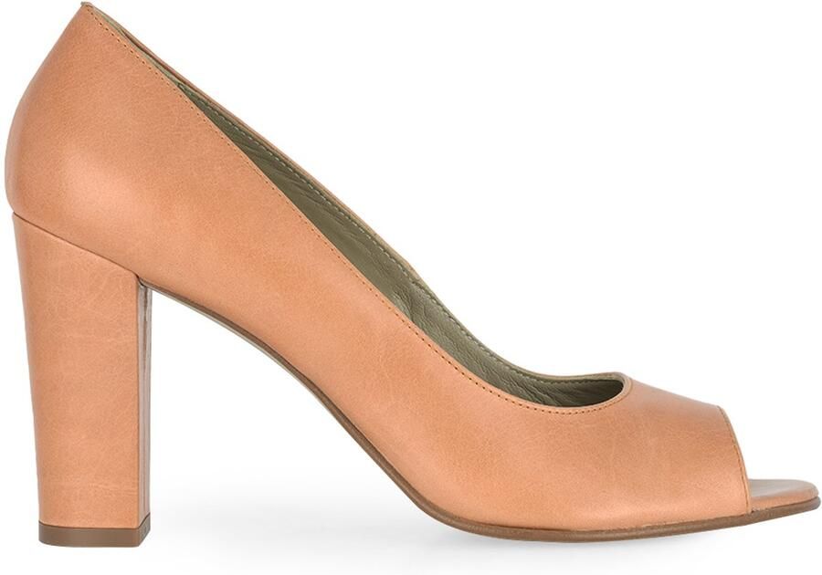 Noë Shoes Nicoline Peeptoe Congo Yellow Vintage