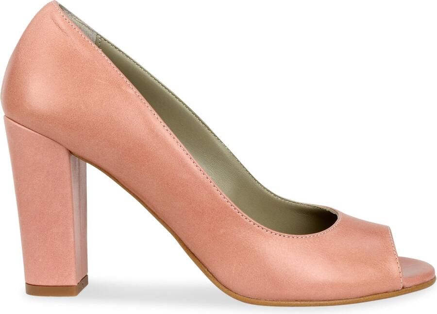 Noë Shoes Nicoline Peeptoe Coral Vintage