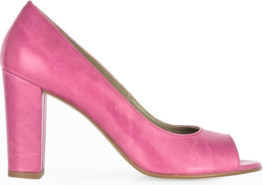 Noë Shoes Nicoline Peeptoe Hot Pink