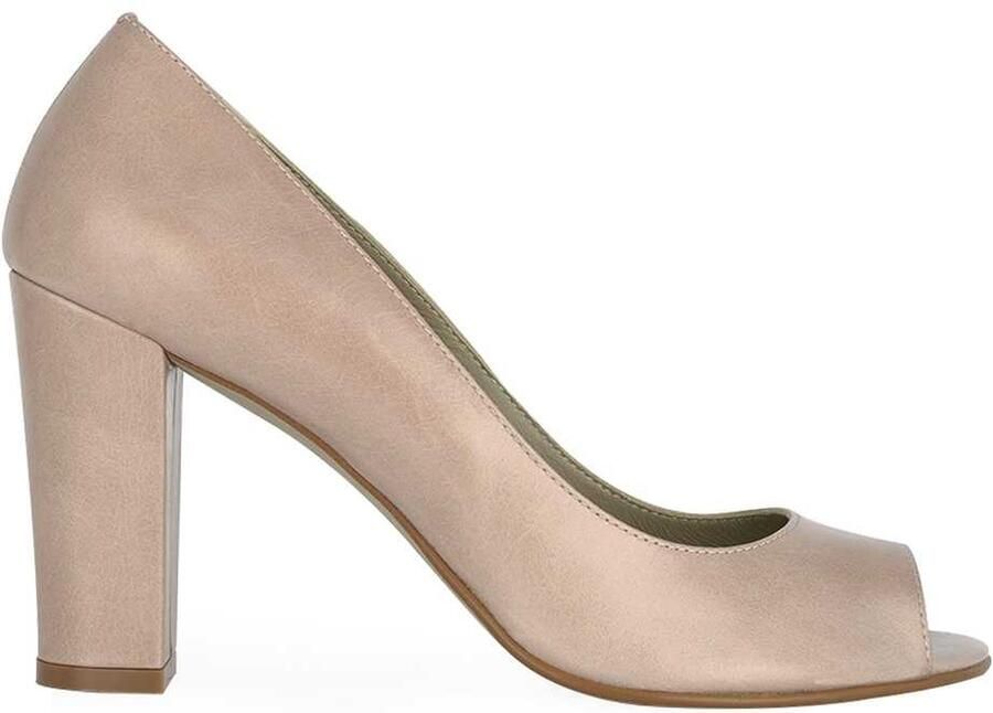 Noë Shoes Nicoline Peeptoe Nude Vintage