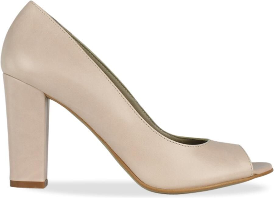 Noë Shoes Nicoline Peeptoe Powder Vintage