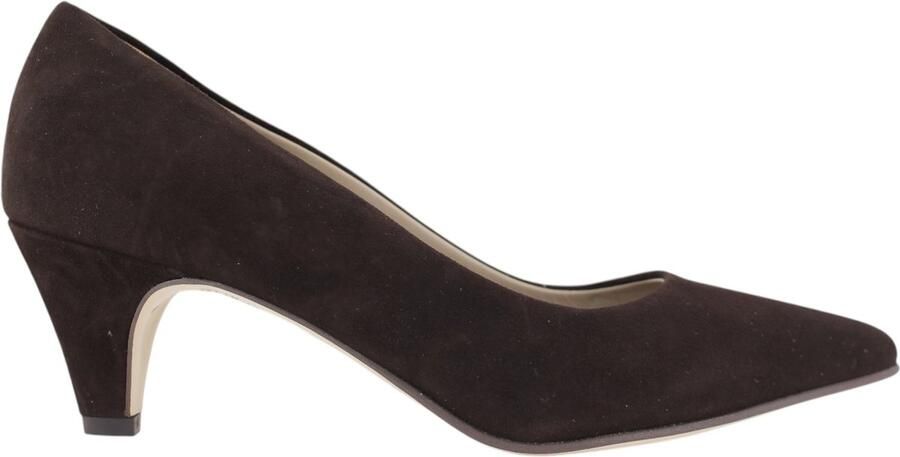Noë Shoes Nirim Pump Dark Brown Suede