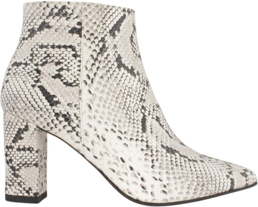 Noë Shoes Nirma Enkellaars White-Black - Foto 1