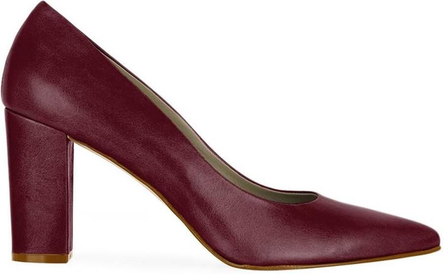 Noë Shoes Nirma Pump Burgundy Vintage