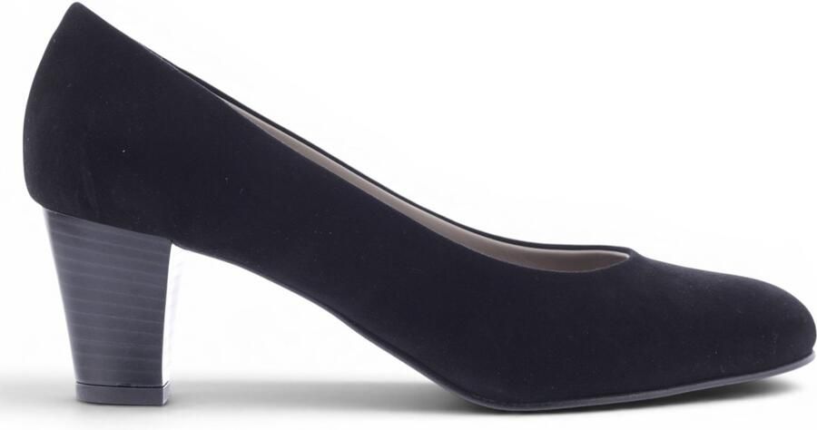 Noë Shoes Nora Pump Black Suede Black heel