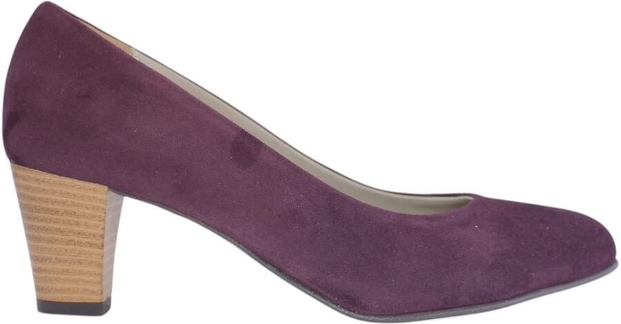 Noë Shoes Nora Pump Burgundy Suede