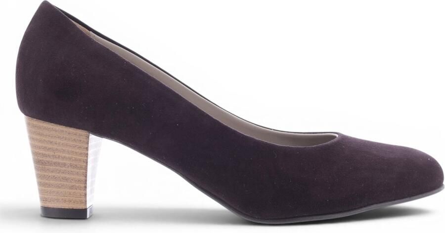 Noë Shoes Nora Pump Dark Brown Suede - Foto 1