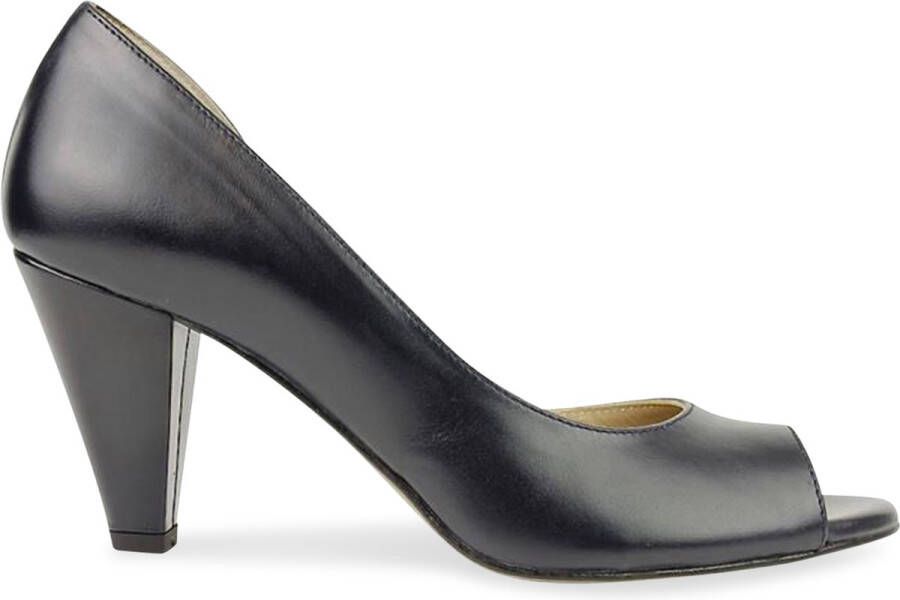 Noë Shoes Nicolina Peeptoe Cobalt Vintage