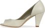 Noë Shoes Nicolina Peeptoe Cream - Thumbnail 2