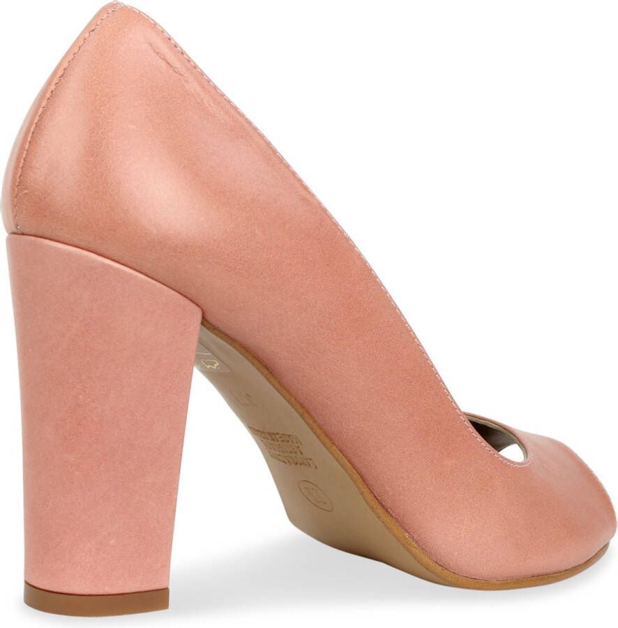 Noë Shoes Nicoline Peeptoe Coral