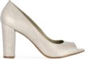 Noë Shoes Nicoline Peeptoe Light Grey Vintage - Grijs