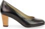 Noë Shoes Nora Pump Black Natural Heel - Thumbnail 2