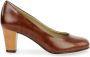 Noë Shoes Nora Pump Coffee - Thumbnail 1