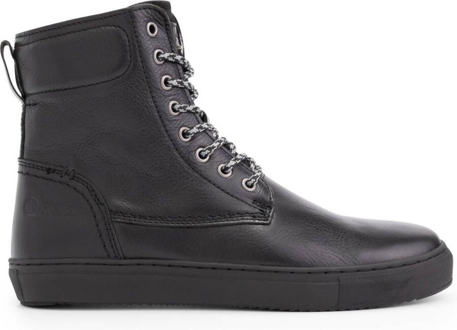 NoGRZ D.Stalpaert hoge leren herensneakers gevoerde veterschoenen Zwart  Leer - Schoenen.nl