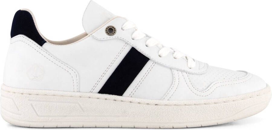 NoGRZ E.Pearee Vegan Damessneakers Veterschoenen Blauw Wit