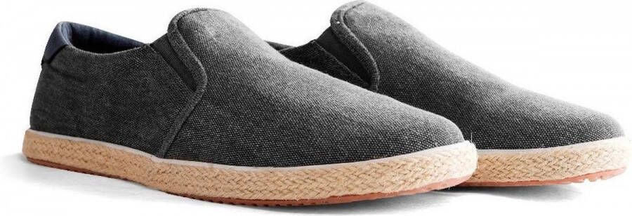 NoGRZ F.Gehry Heren canvas slip on sneakers Instappers Grijs - Schoenen.nl