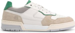 NoGRZ G.Grayson Herensneaker Wit Groen leer