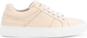 NoGRZ K.Cantley Leren damessneakers Ecru Leer