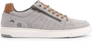 NoGRZ K.Kennon Suede leren herensneaker met rits Grijs leer