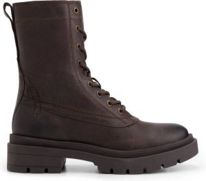 NoGRZ L.Woods veterboots Enkellaarzen Bruin leer