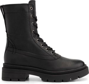 NoGRZ L.Woods veterboots Enkellaarzen Zwart leer