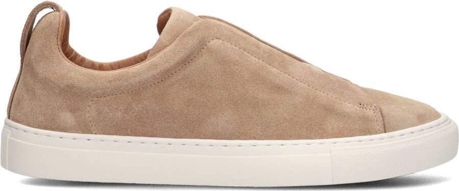 NOKWOL Lage Sneakers Heren Connor Maat: 45 Materiaal: Suède Kleur: Beige