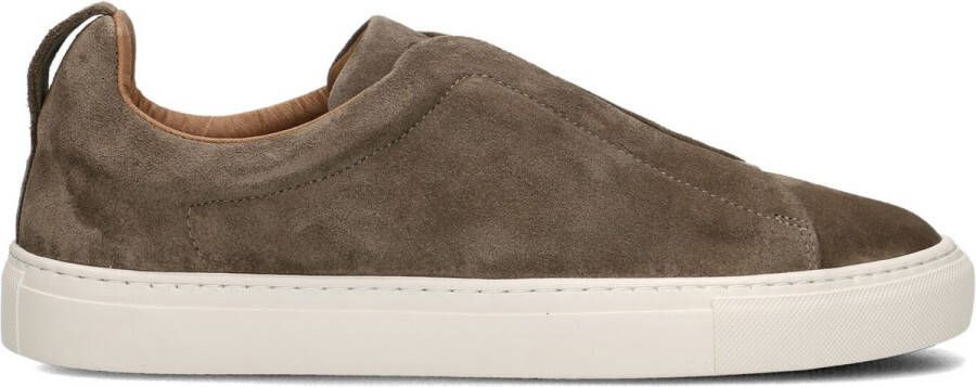 NOKWOL Lage Sneakers Heren Connor Maat: 43 Materiaal: Suède Kleur: Bruin