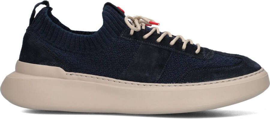 NOKWOL Lage Sneakers Heren Ronda Knit Maat: 45 Materiaal: Textiel Kleur: Blauw