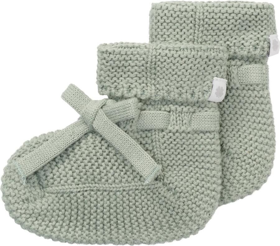 Noppies Nelson Gebreide Babyslofjes One Size Iceberg Green
