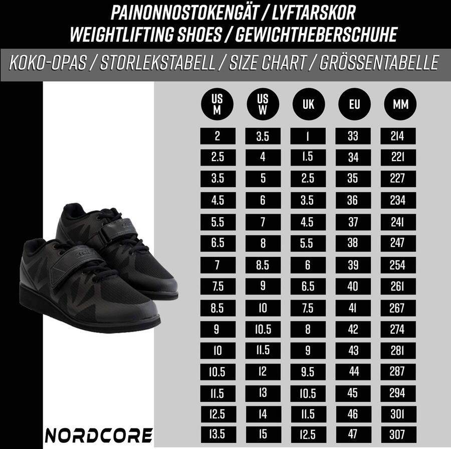 Core Nord Gewichthefschoenen