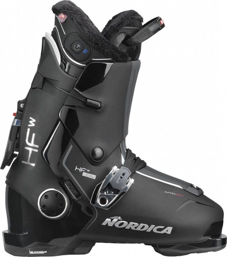 Nordica hf elite heat w (gw) black Skischoenen dames Black Black White