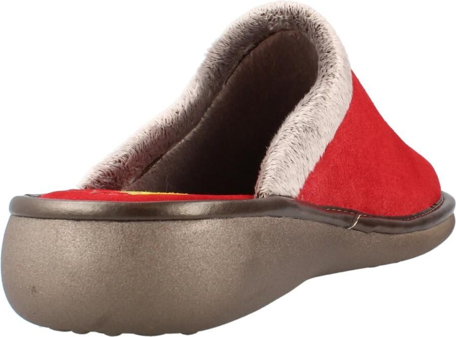NORDIKAS 238 AFELPADO ZAPATILLA HOGAR Rood