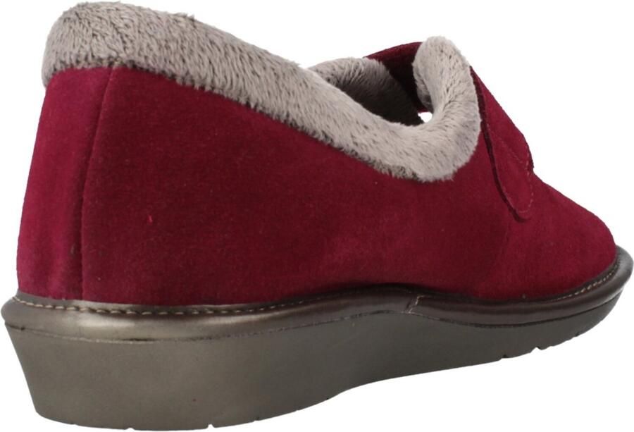 NORDIKAS 6348 AFELPADO ZAPATILLA HOGAR Rood