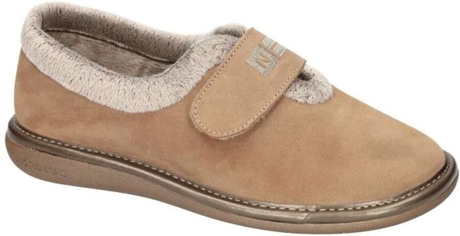 NORDIKAS -Dames beige pantoffels