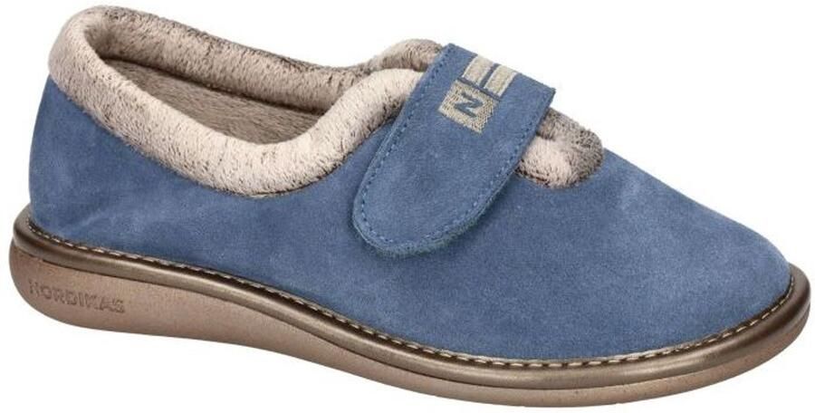 NORDIKAS -Dames blauw pantoffels