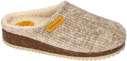 NORDIKAS -Dames off-white-crÈme-ivoorkleur pantoffels