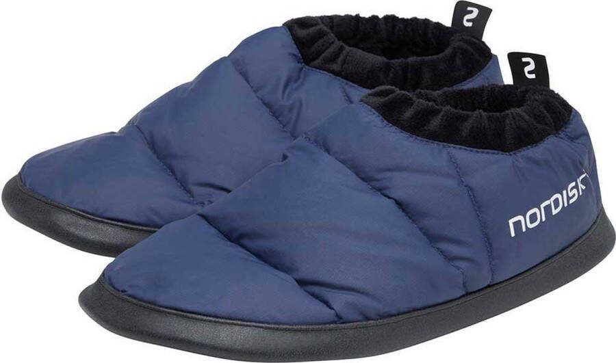 Nordisk Mos Down Slippers Pantoffels Blauw
