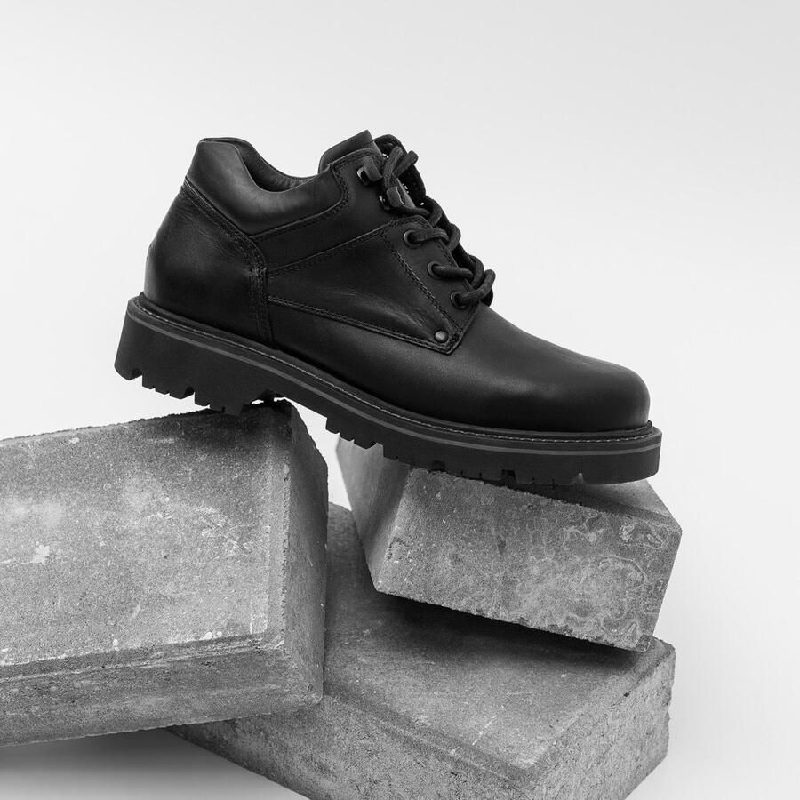 Nordland new thunder ankle boots heren zwart leer