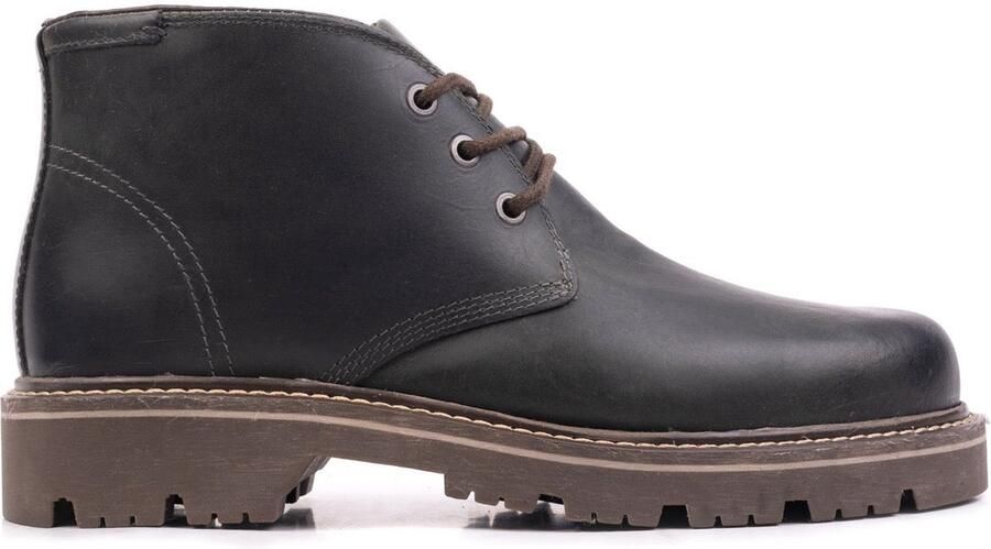 Nordland new thunder chucka boots heren army green waxed leer