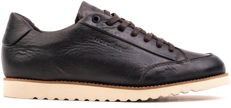 Nordland raval court sneakers bruin tumbled leer
